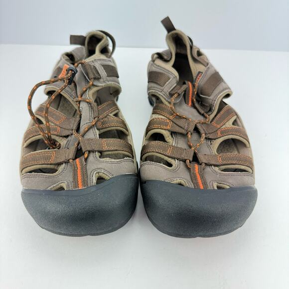 Keen Owyhee Sandal Faux Leather Mesh Lined Water Cap Toe Pull‎ Lace Shoes Sz 13 main image 6